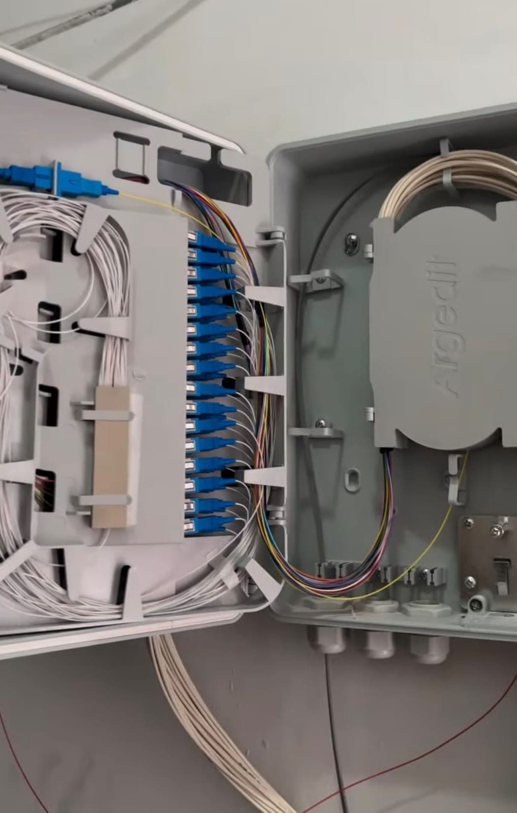 Patch panel ve ODF montaj çalışması